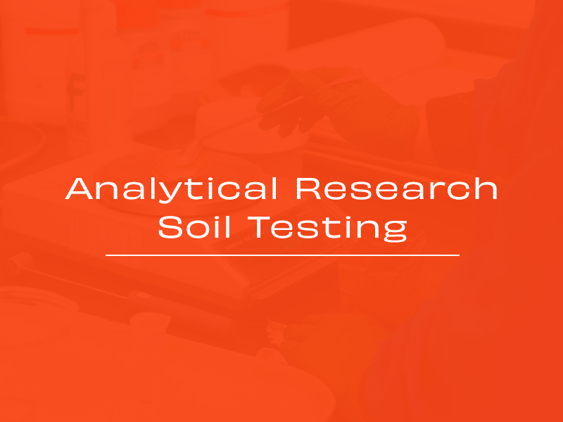 IFAS Analytical Research Soil Testing